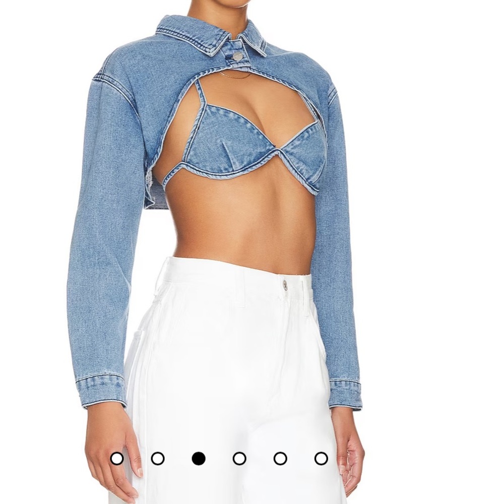 Only worn once authentic revolve Demi Crop Jacket Set sold out